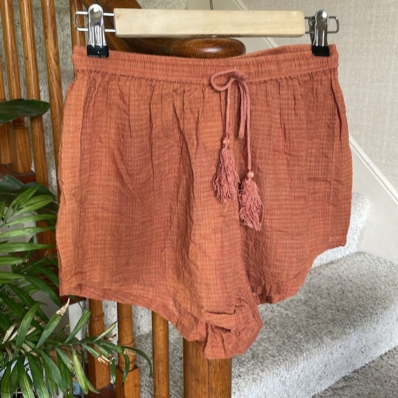 Green Folk Women's Rustic Bohemian Cotton Boxer Shorts - Picture 1 of 9
